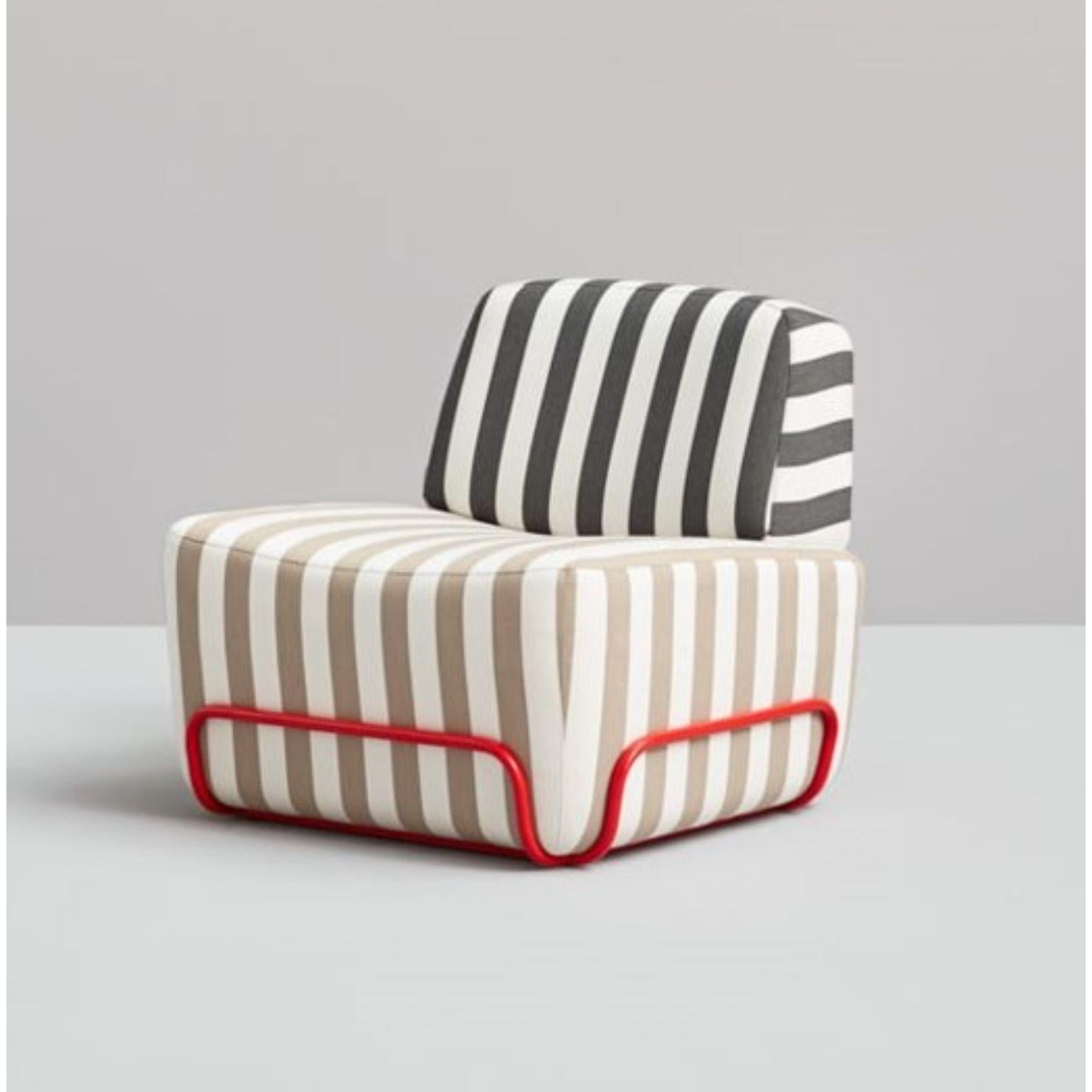 Post-Modern Pair of Pigro Armchair by Studio Pastina