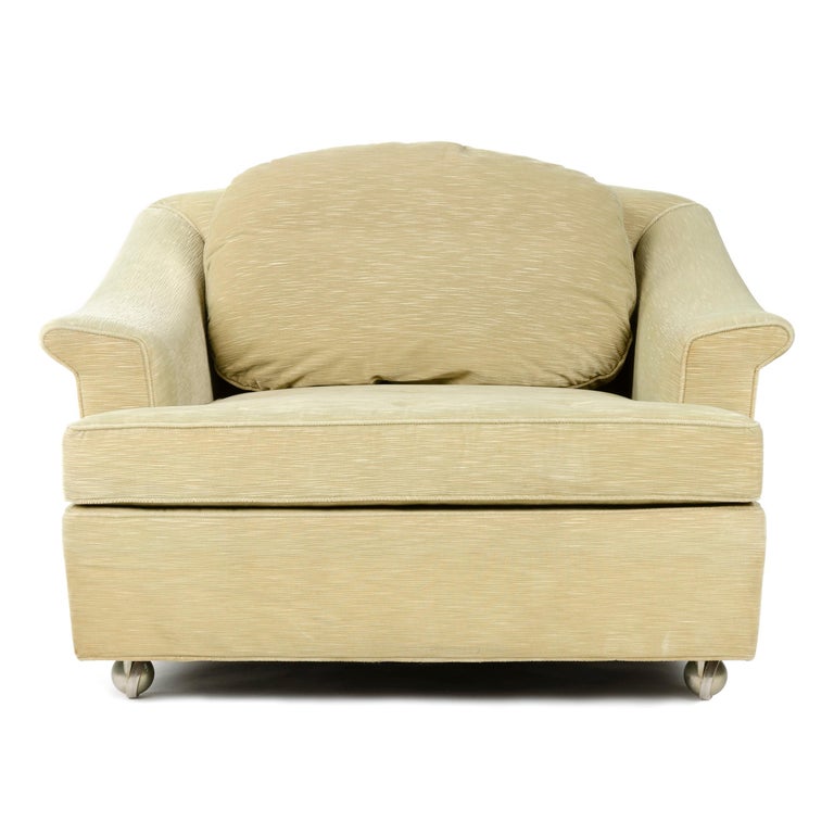 Pair of Pillow Back Lounge Chairs by Edward Wormley For Sale at 1stdibs