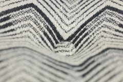 Pair of Pillow Top Ottomans in Kelly Wearstler Fabric