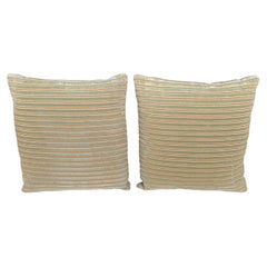 Pareja de cojines en tejido de rayas Rose Tarlow