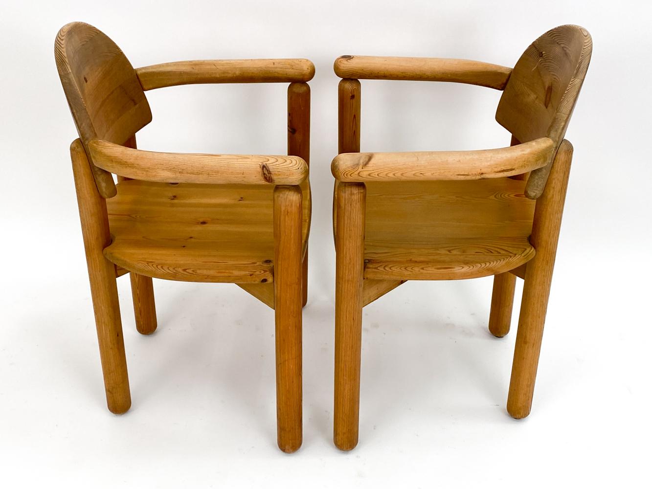  Pair of Pine Armchairs by Rainer Daumiller, Denmark, circa 1980 For Sale 4