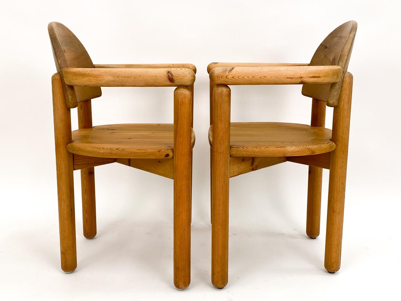  Pair of Pine Armchairs by Rainer Daumiller, Denmark, circa 1980 For Sale 5