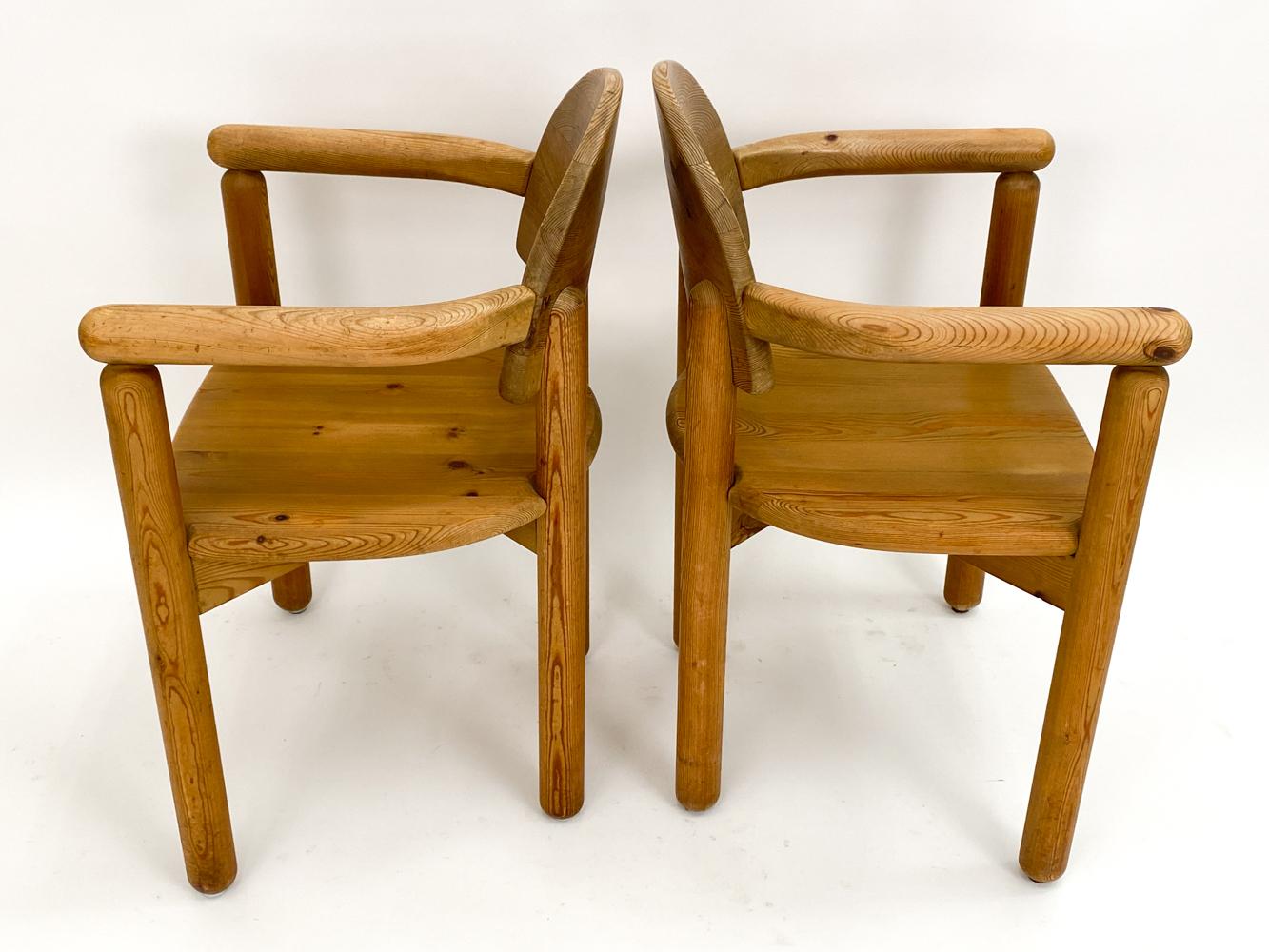  Pair of Pine Armchairs by Rainer Daumiller, Denmark, circa 1980 For Sale 8