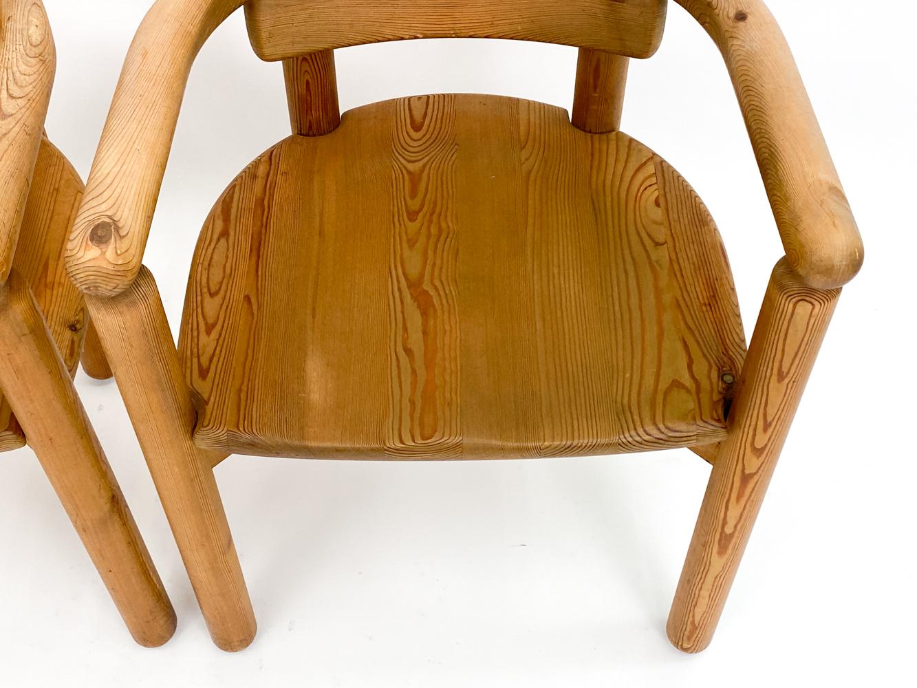  Pair of Pine Armchairs by Rainer Daumiller, Denmark, circa 1980 For Sale 3