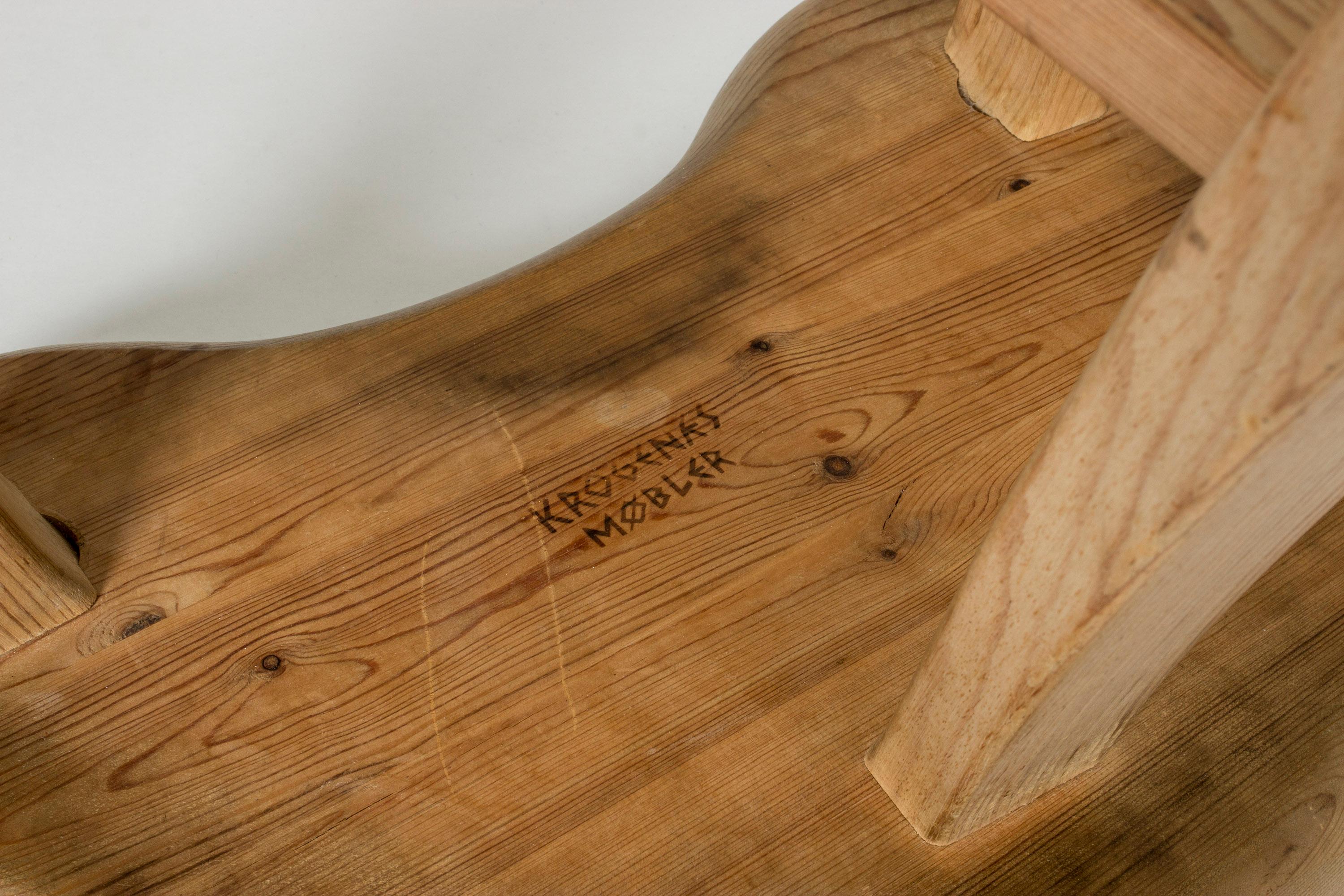 Pair of Pine Stools from Krogenäs 3