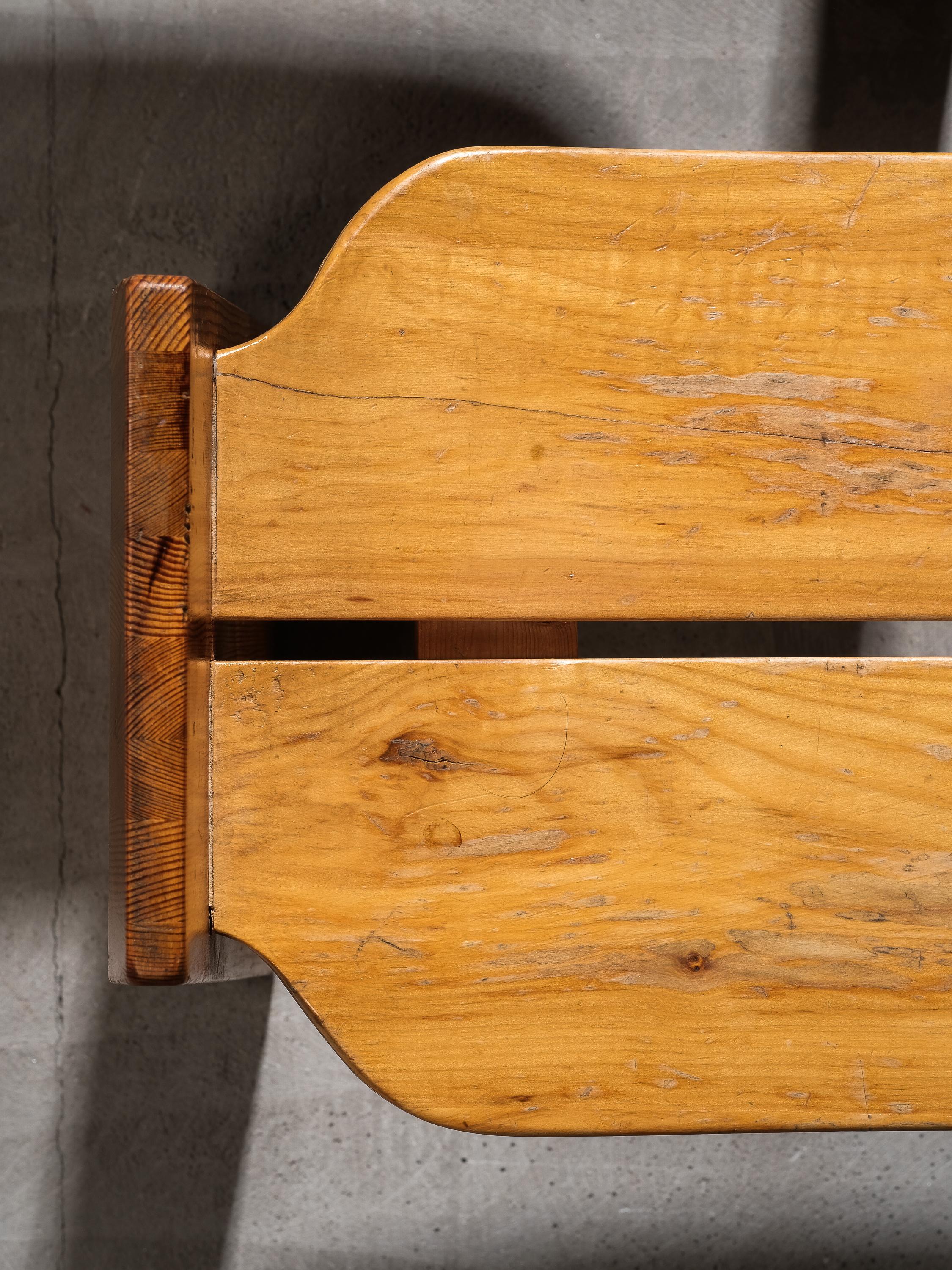 Paire de tabourets en pin Gilbert Marklund, Suède, 1970 en vente 7