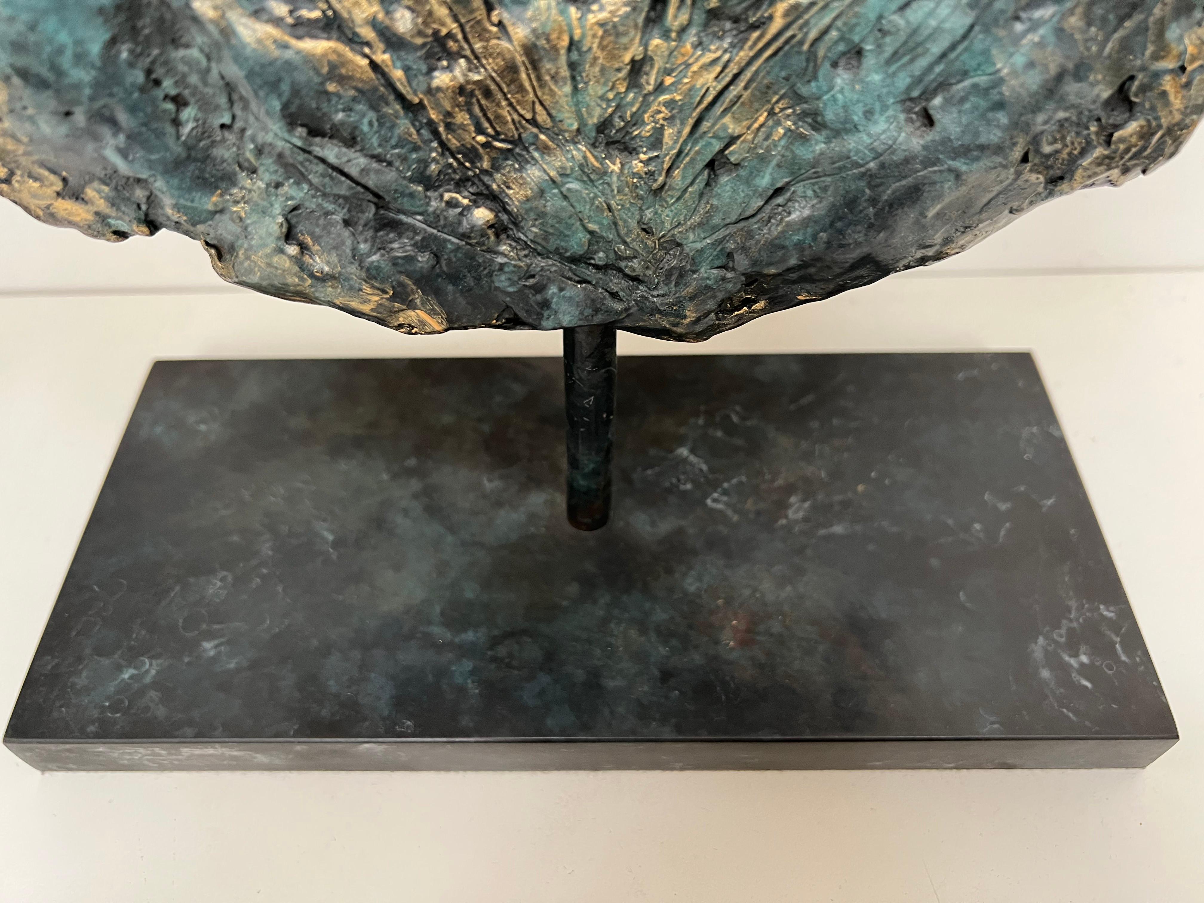 British Pair pine trees, bronze, one of a kind For Sale