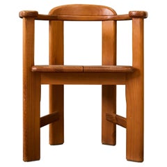 PAR DE SILLONES DE MADERA DE PINO Desconocido
