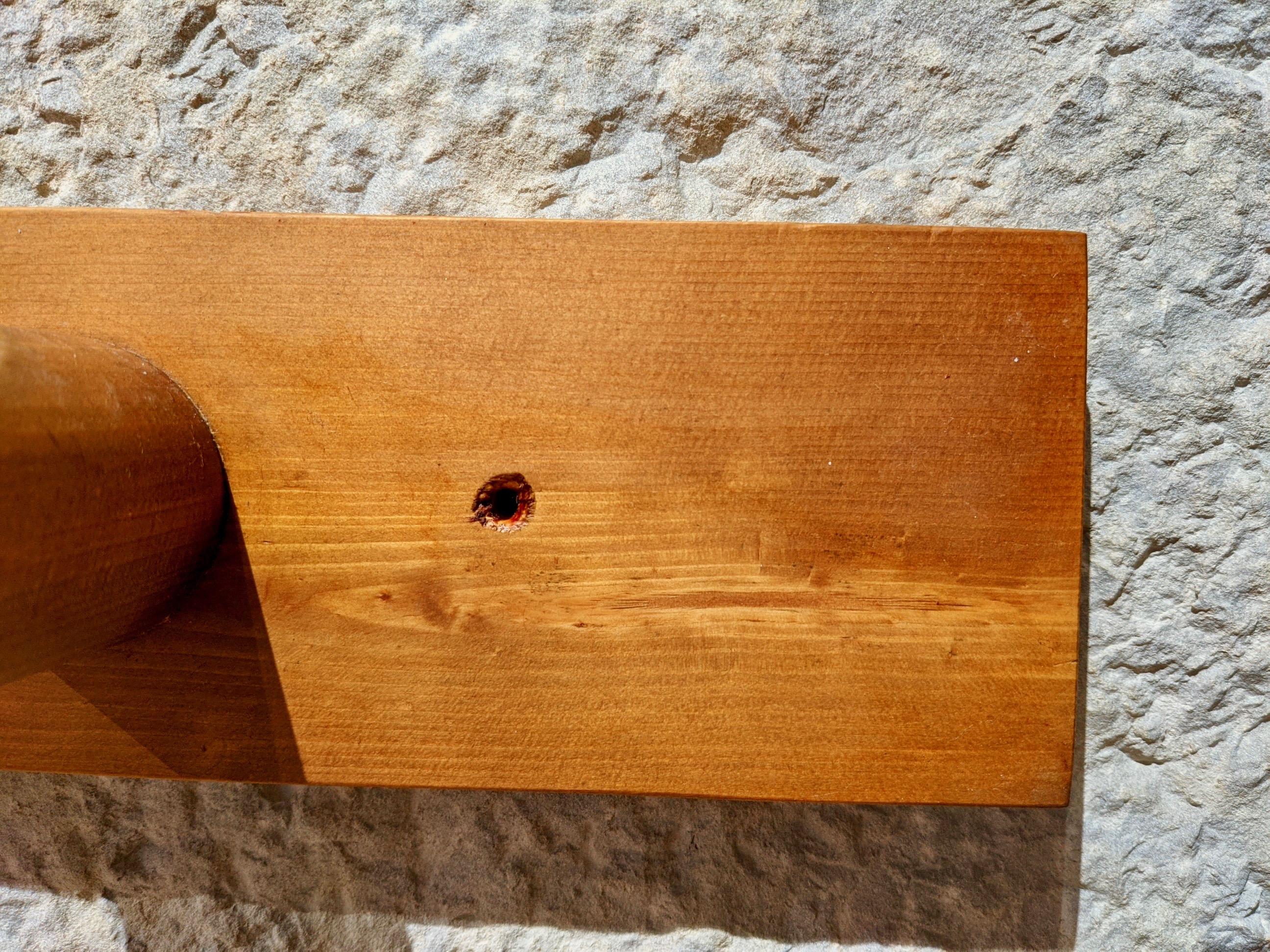 Pair of Pine Wood Coat Hooks by Charlotte Perriand for Les Arcs 2