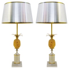 Pair Of Pineapple Lamps Jansen Style