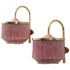 Paire d'appliques roses Hans-Agne Jakobsson V271, années 1960