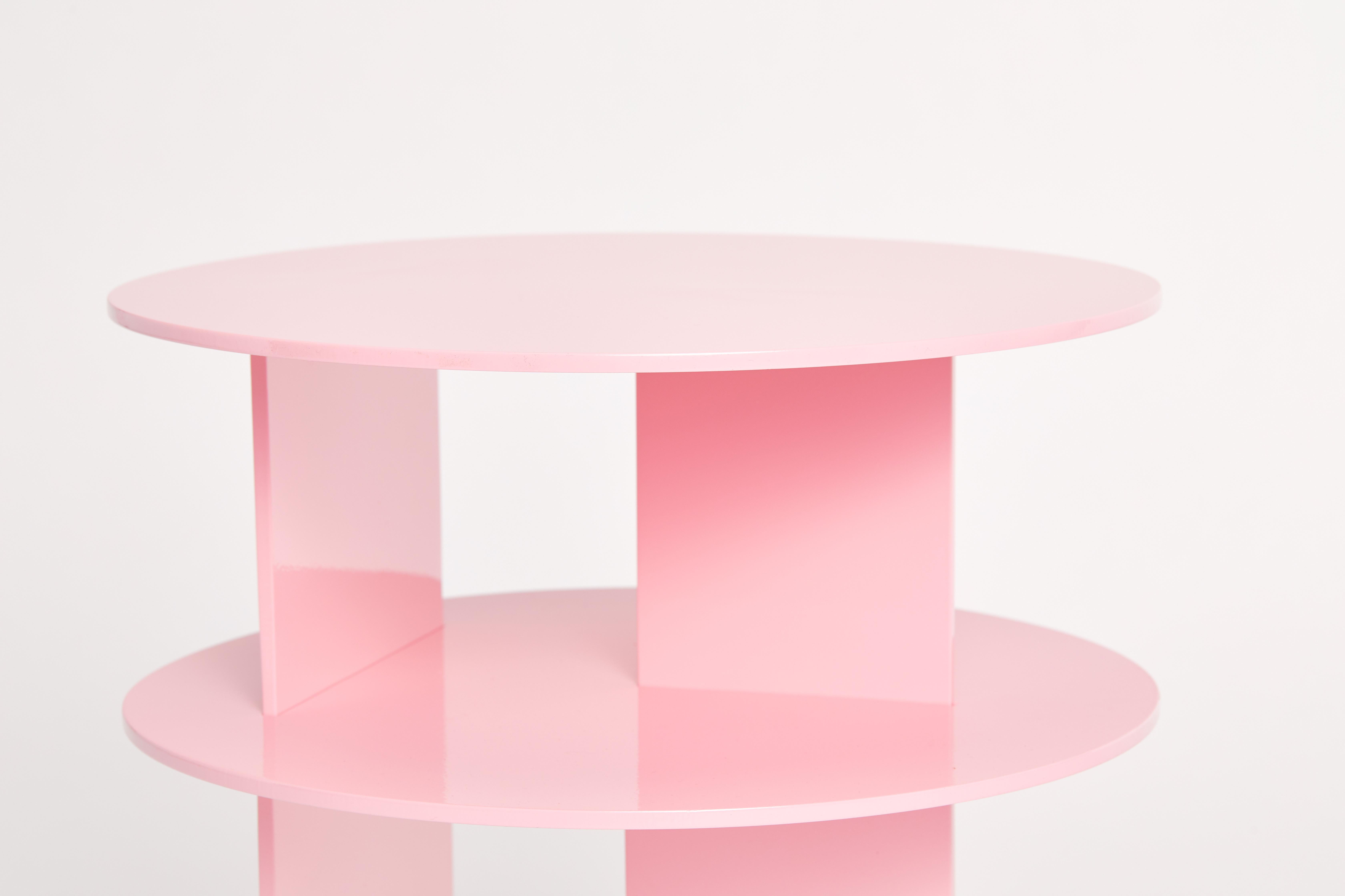 Modern Pair of Pink Sanora Side Tables by Ben Barber Studio