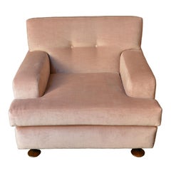 Pair of Pink "Square" Armchairs by Marco Zanuso for Arflex, Italy, Early 1960s