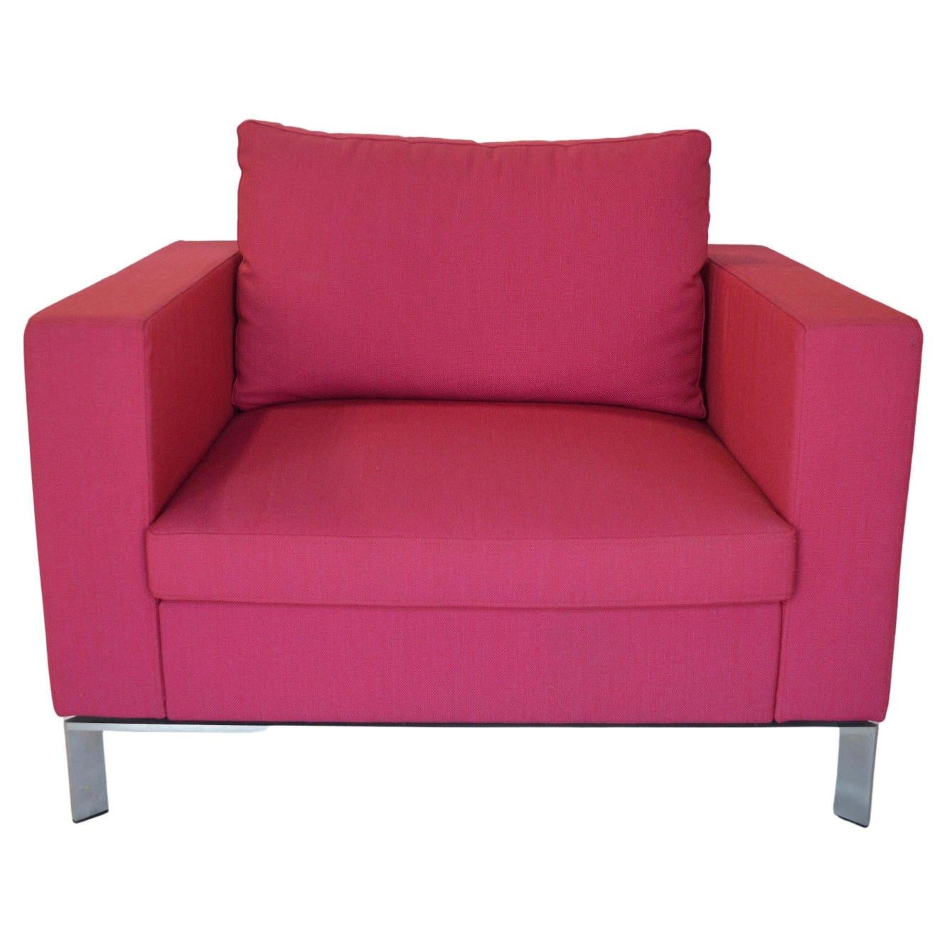 Modern Pink Upholstered Allermuir Stirling Armchairs. England, c. 2000s (21st Century) By Pearson Lloyd

Can Be Sold Separately $2,500 each