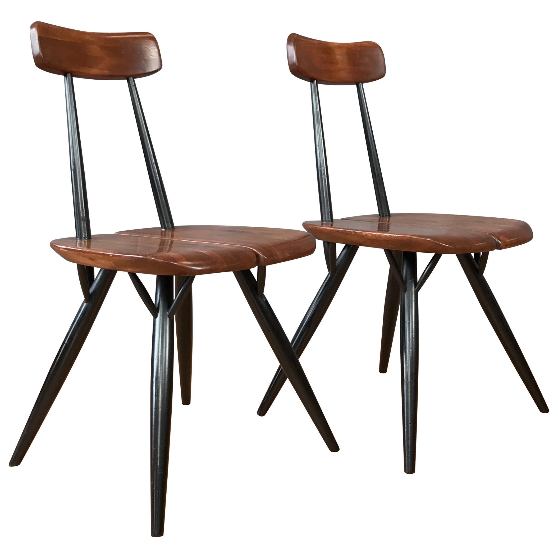 Pair of "Pirkka" Chairs by Ilmari Tapiovaara