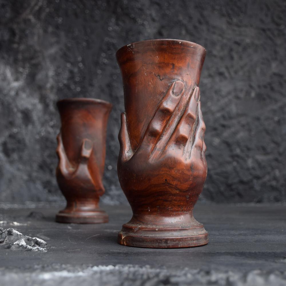 wooden goblets