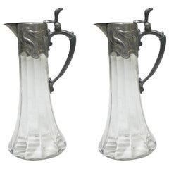 Paire de pichets : WMF ( * : pièce spéciale), allemand, 1909, Style : Jugendstil
