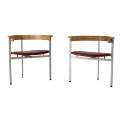 Pair of “PK 11” Armchairs by Poul Kjærholm