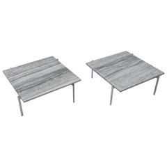 Pair of PK 61 Cocktail Tables by Poul Kjaerholm for E. Kold Christensen, Denmark