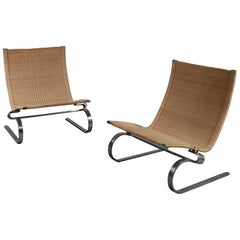 Vintage Pair of PK20 Chairs by Poul Kjaerholm for Kold Christensen, 1970