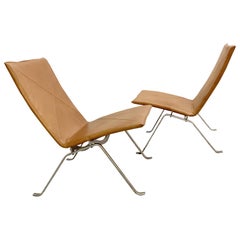 Pair of PK22 Poul Kjærholm Chairs