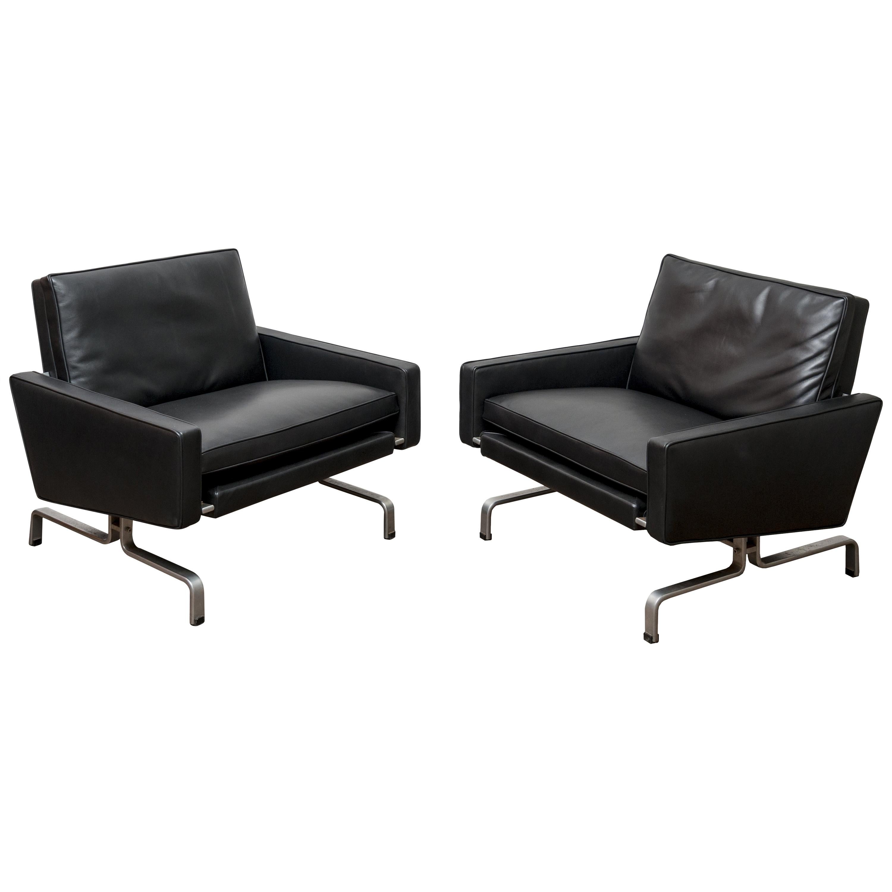 Pair of PK31/1 Poul Kjaerholm Lounge Chairs