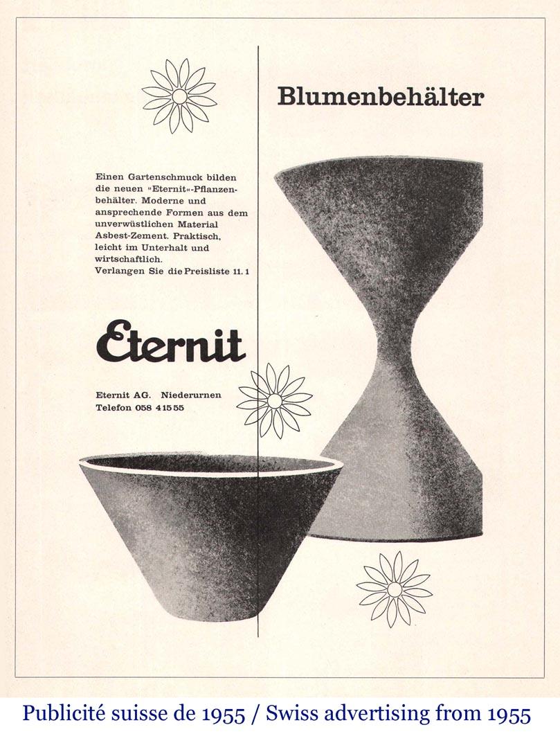 Cement Pair of planters model 