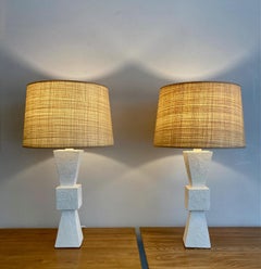 Pair of Plaster Lamps