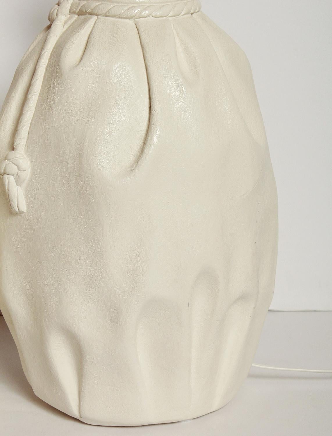 Unknown Pair of Plaster Lamps in the Manner of John Dickinson