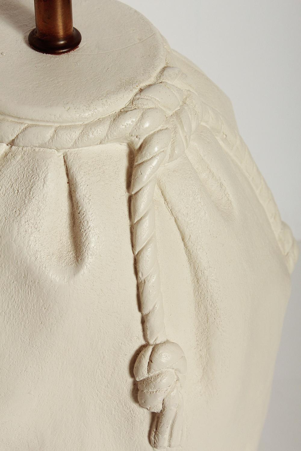 Pair of Plaster Lamps in the Manner of John Dickinson 1