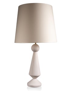 Pair of Plaster Lamps in the Taste of Jean-Michel Frank