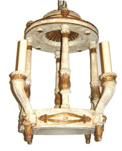 Pair of Plaster Neoclassic Light Fixtures, Sold Individually