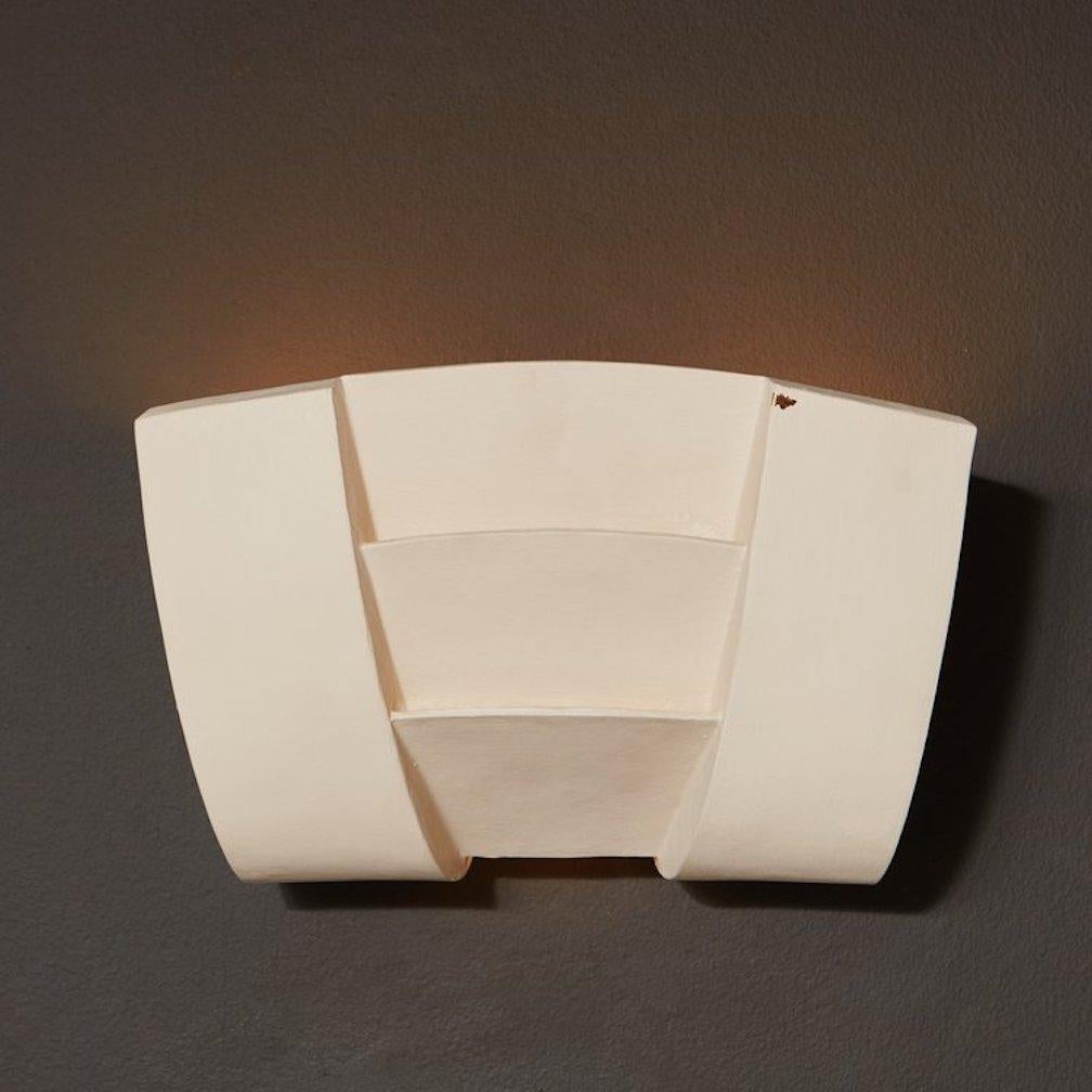 Pair of Plaster Sconces by Charles Pfister for Boyd, 1987 For Sale 4