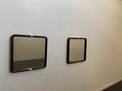 Pair of plastic and steel mirrors for Carrara & Matta, 1970s