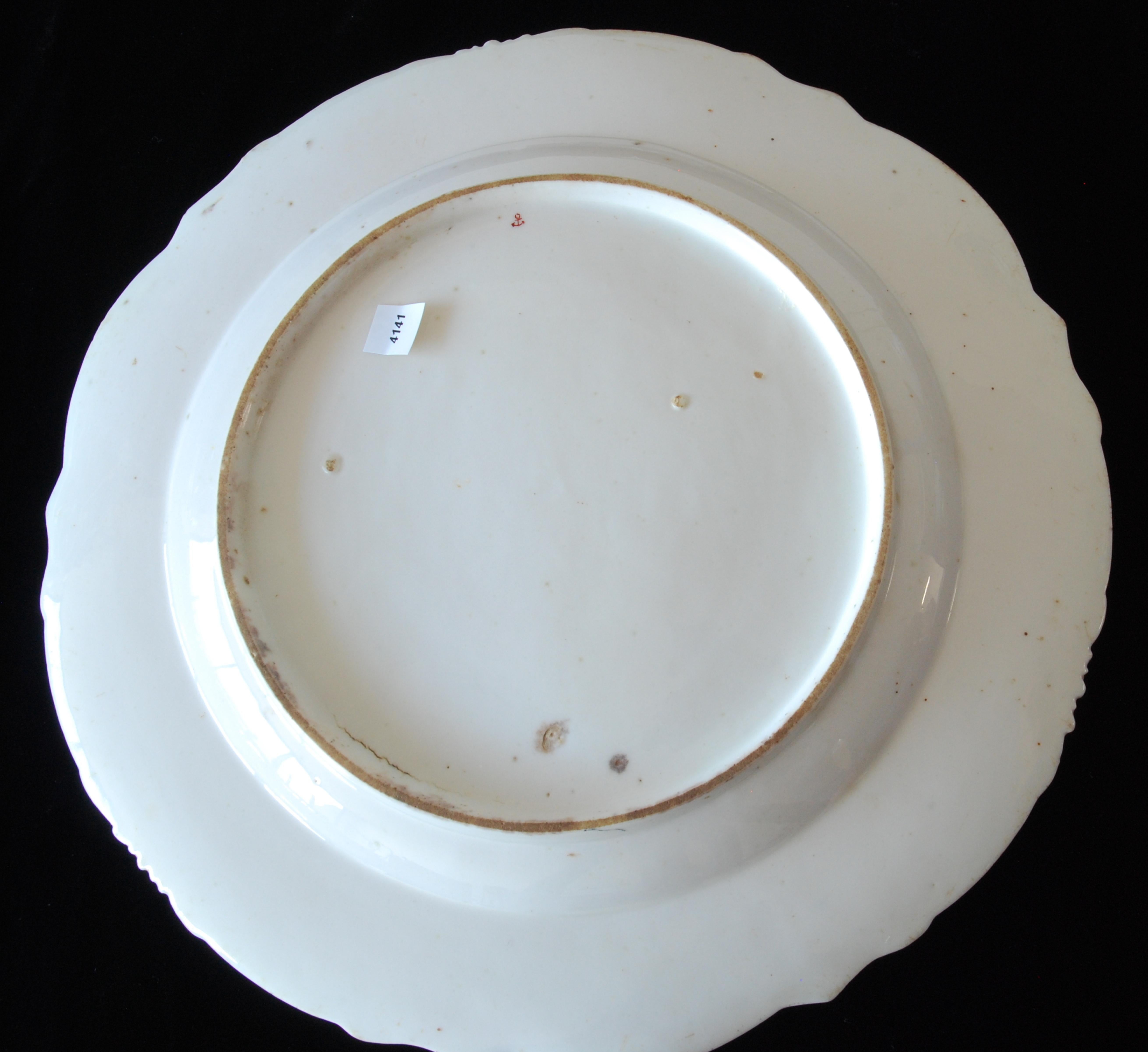 Pair of Plates, Warren Hastings Shape, Chelsea, circa 1755 For Sale 3