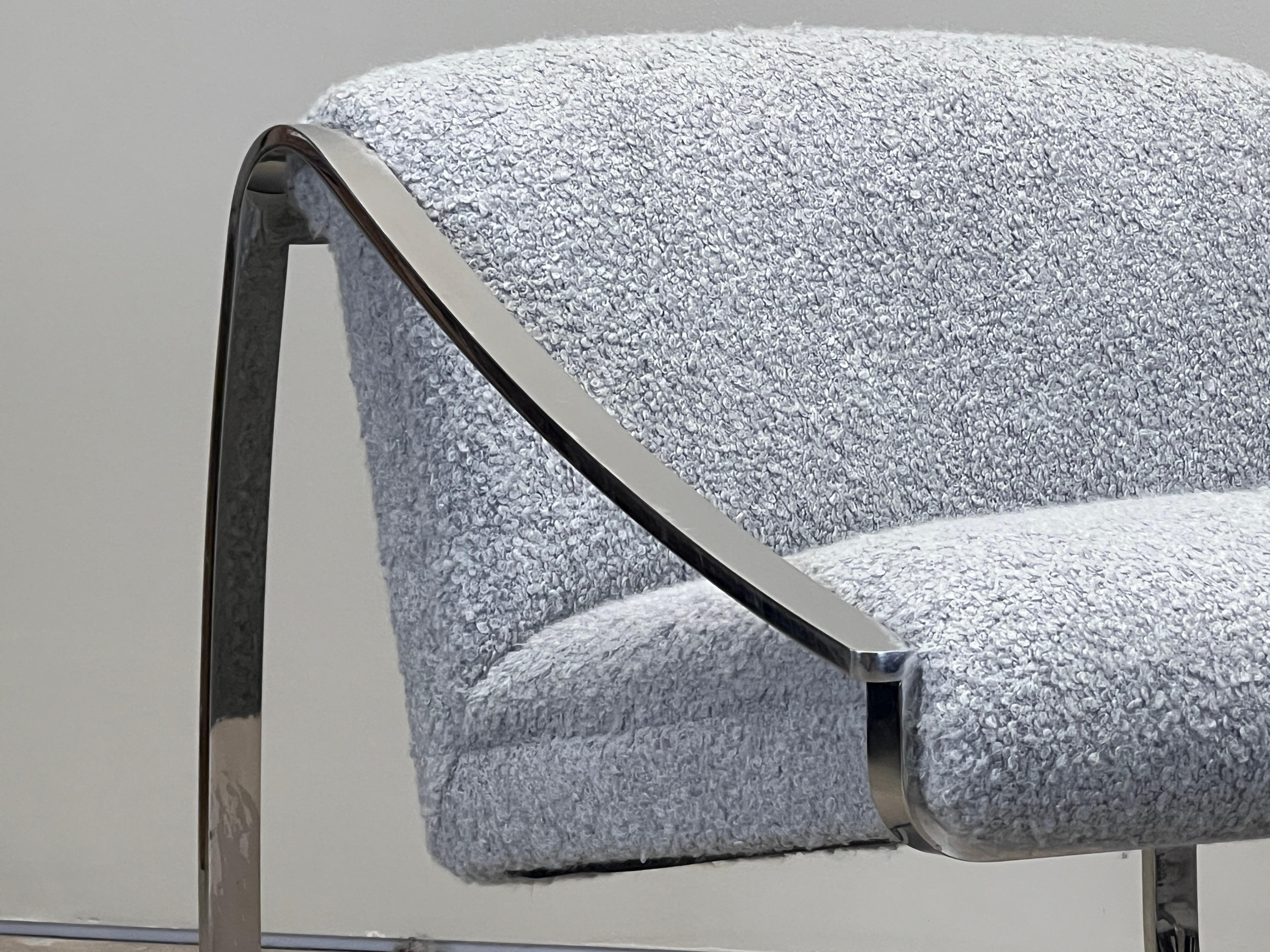 Pair of Plaza Chairs by Charles Gibilterra for Brueton 7