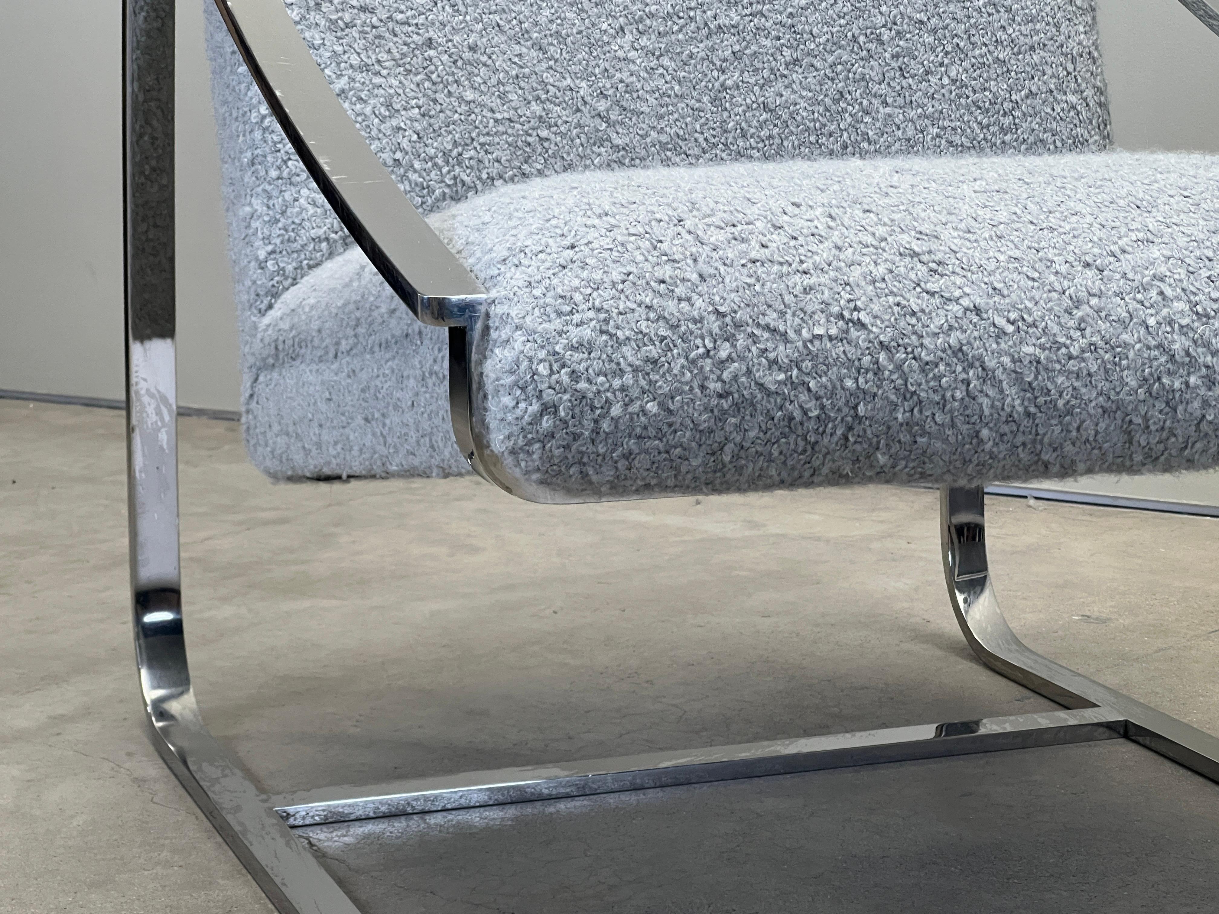 Pair of Plaza Chairs by Charles Gibilterra for Brueton 10