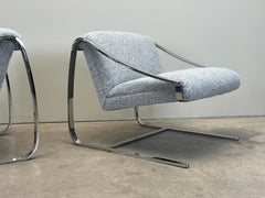 Pair of Plaza Chairs by Charles Gibilterra for Brueton