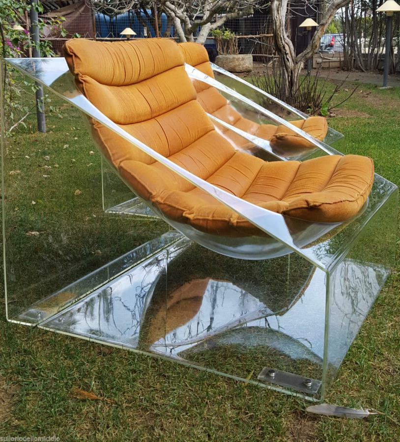 Paire de fauteuils en plexiglas « Toy Chair » conçus par Rossi Molinari pour TOTEM, 1968 6