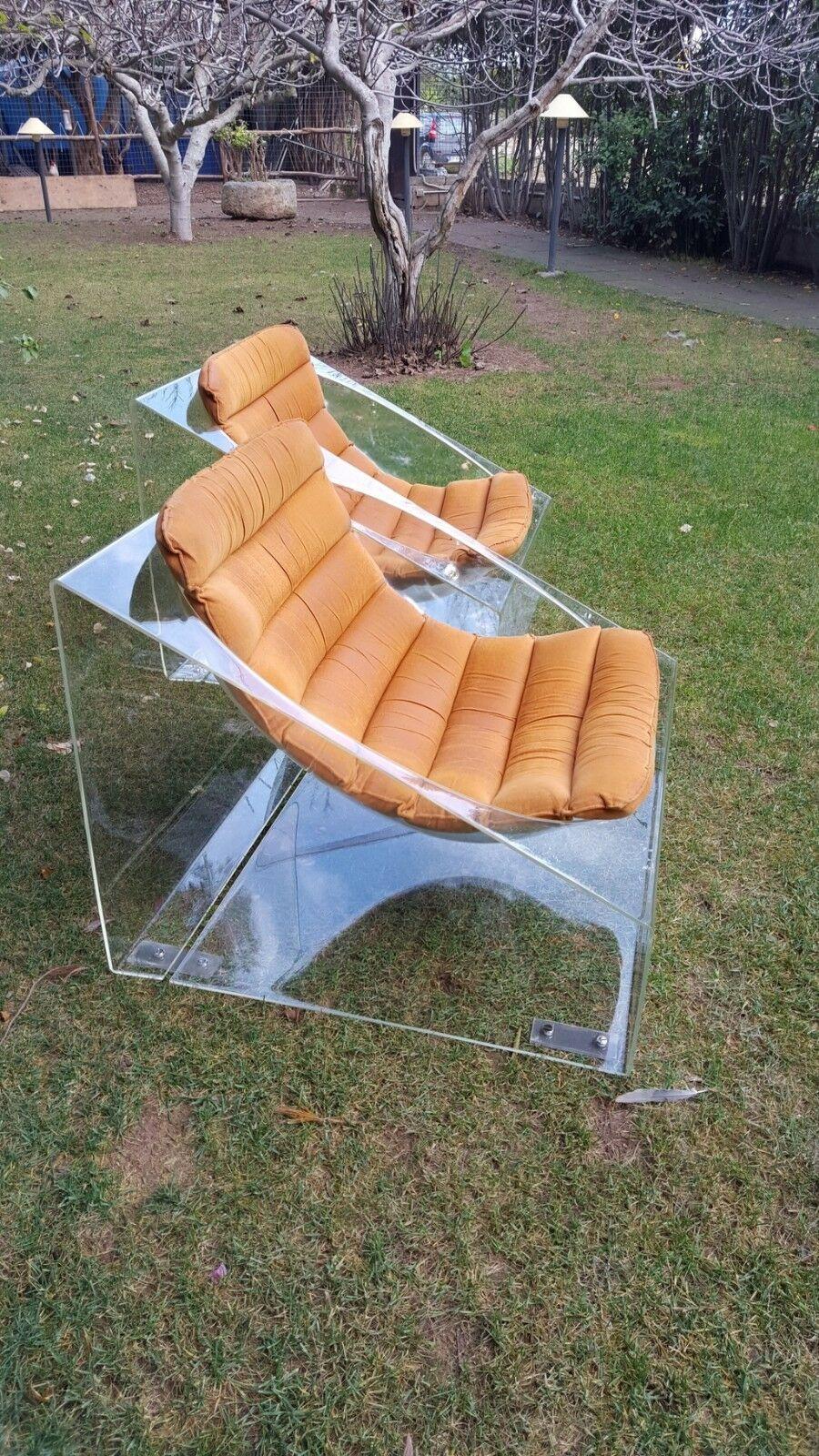 Paire de fauteuils en plexiglas « Toy Chair » conçus par Rossi Molinari pour TOTEM, 1968 en vente 4