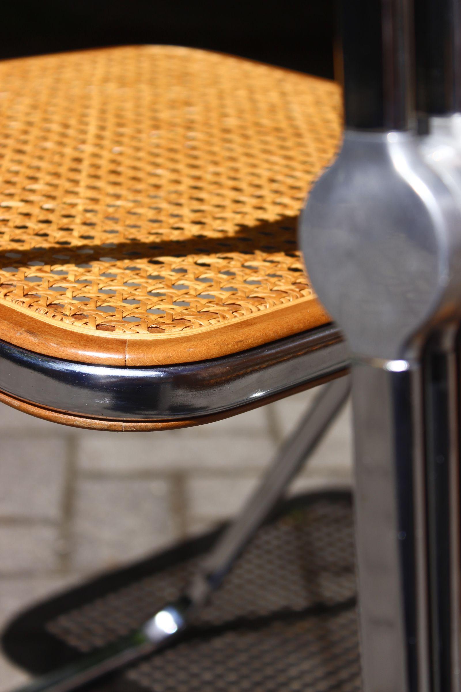 Pair of Plia cane chairs designed by Giancarlo Piretti for Castelli, 1970s For Sale 9