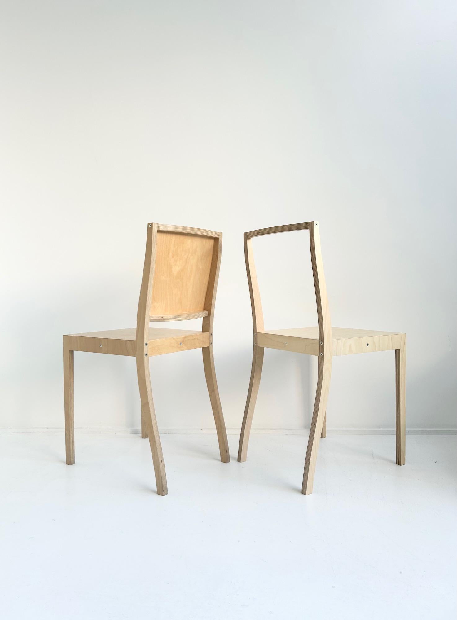 Paar „ Sperrholzstühle“ von Jasper Morrison, Vitra 1988, Paar im Angebot 4