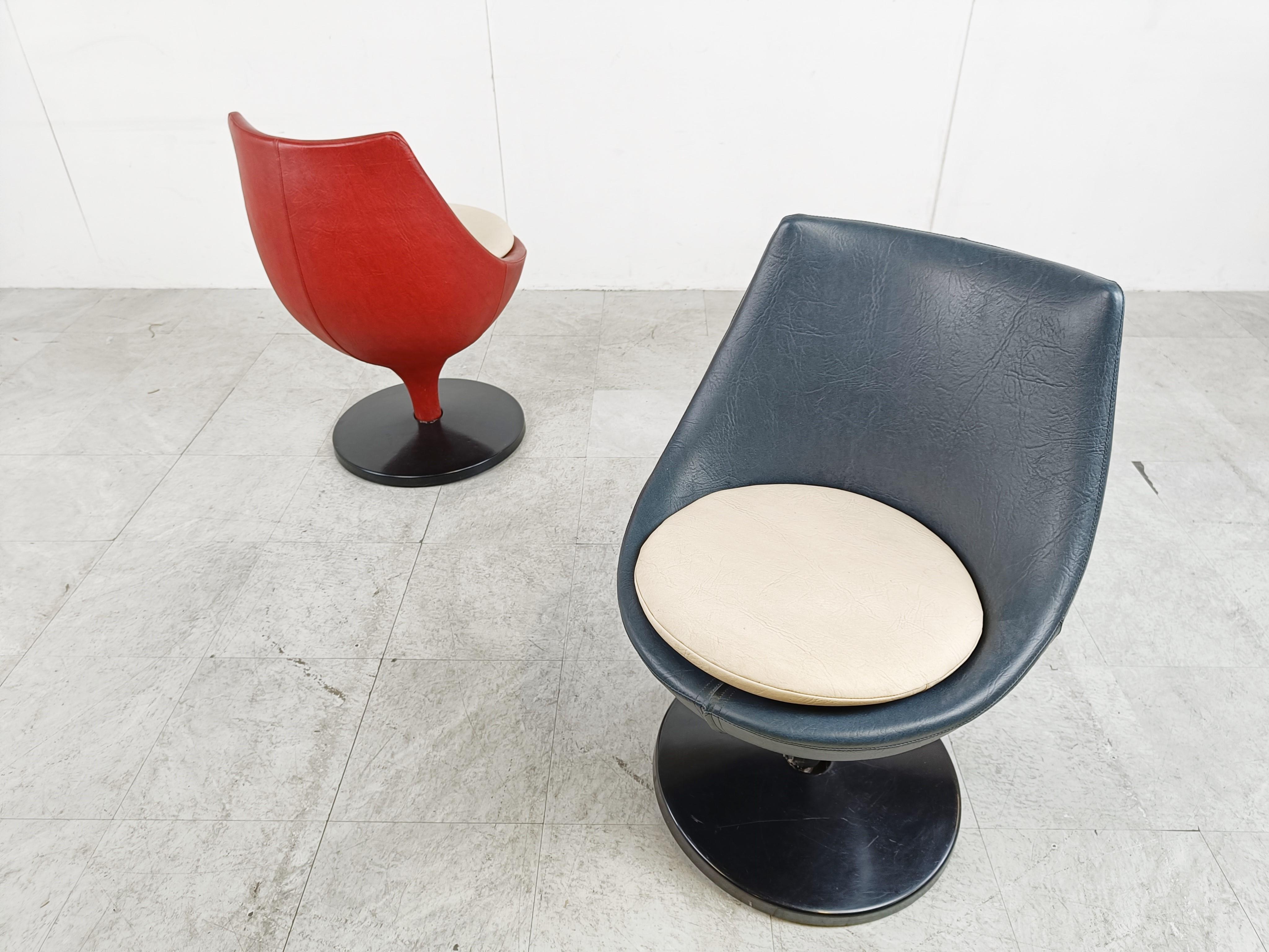 Pair of Polaris Chairs by Pierre Guariche for Meurop, 1960s For Sale 2