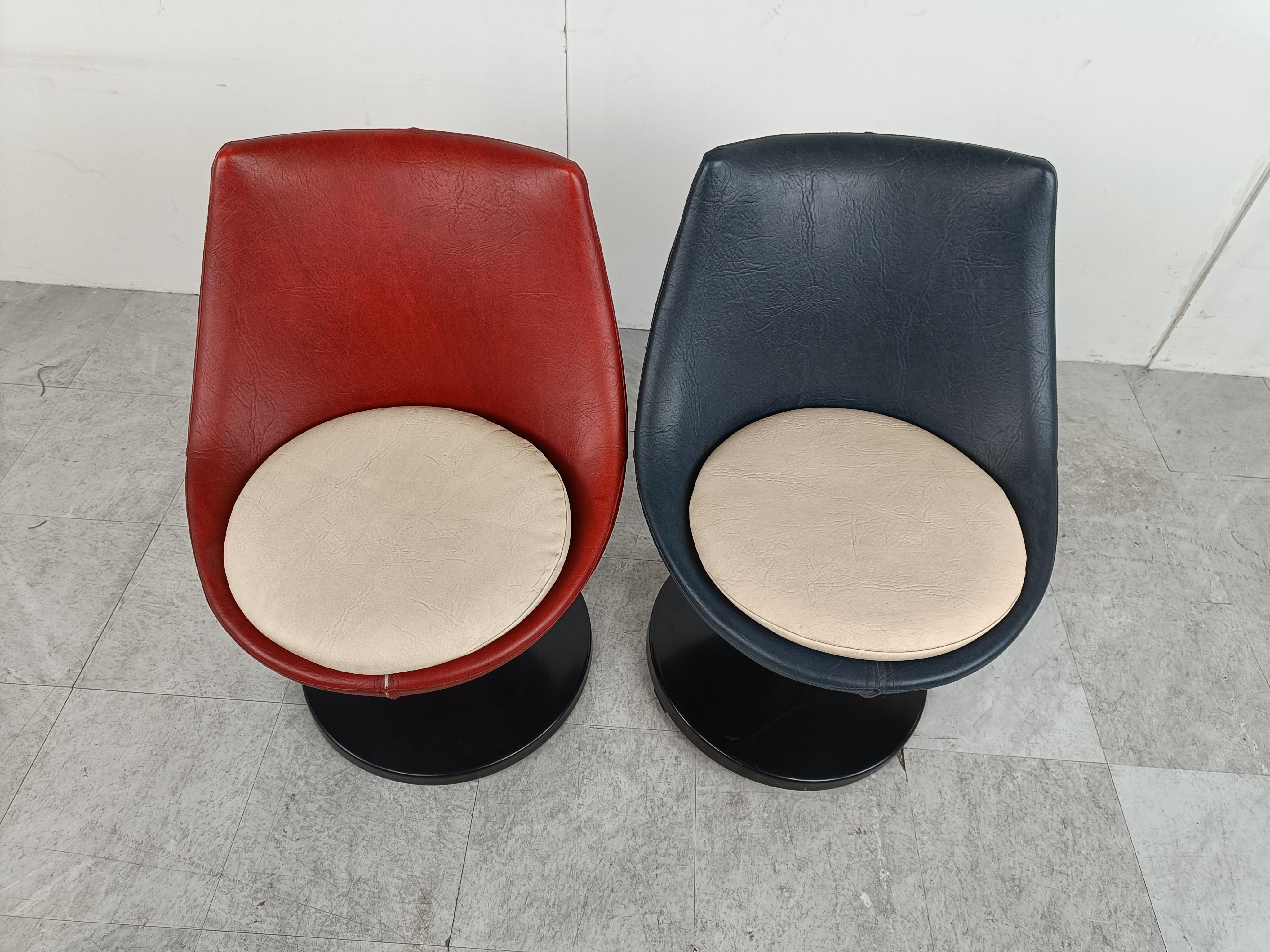 Pair of Polaris Chairs by Pierre Guariche for Meurop, 1960s For Sale 3