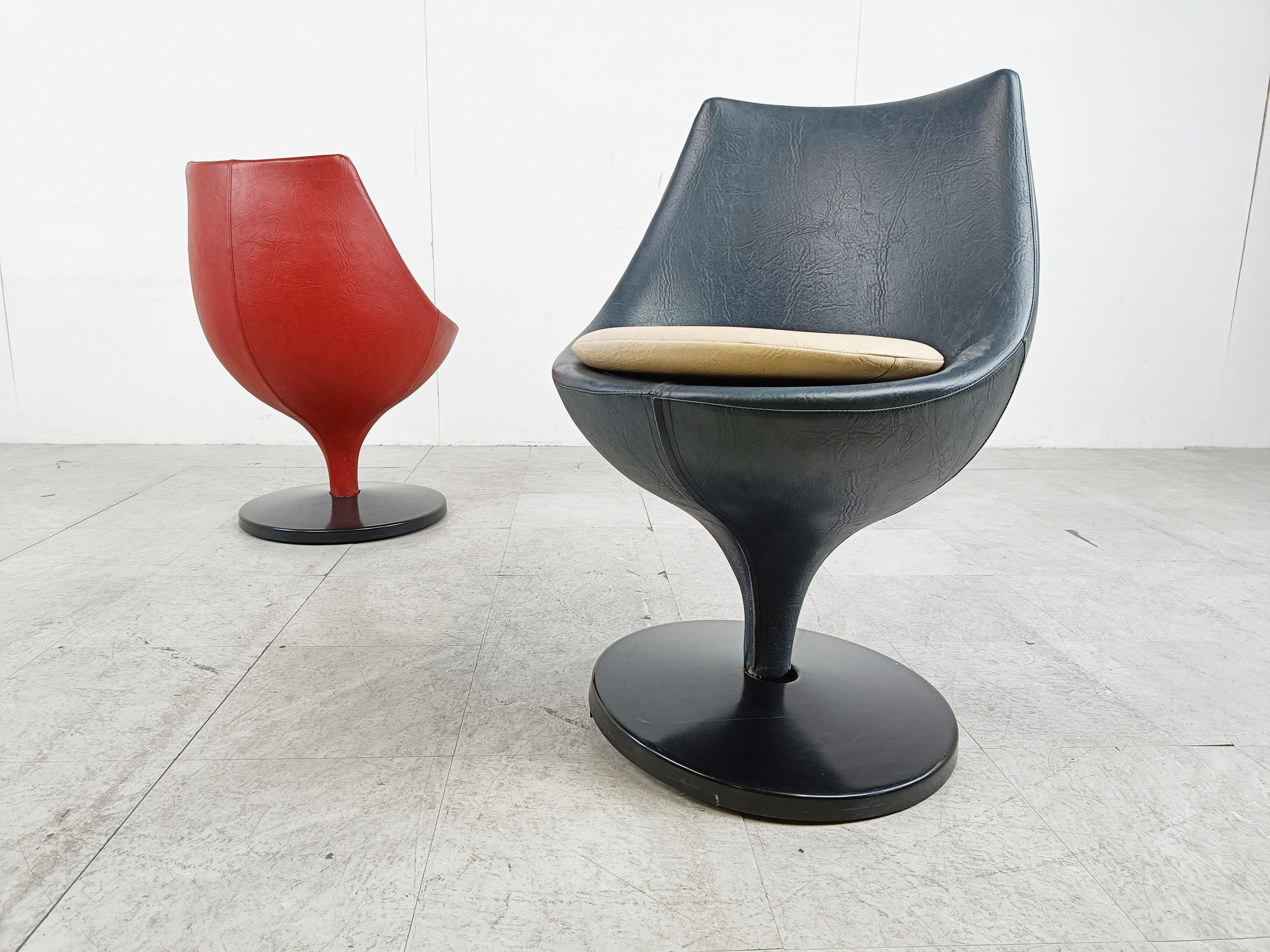 Pair of Polaris Chairs by Pierre Guariche for Meurop, 1960s For Sale 1