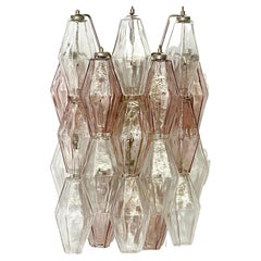 Pair of Poliedri Wall Sconces by Carlo Scarpa for Venini, Italy, 1960s