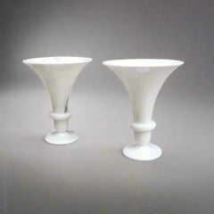 Pair of Polished Marble Table Lamps