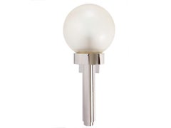 Pair of Polished Nickel Wall Lights by Angelo Lelli for Arredoluce