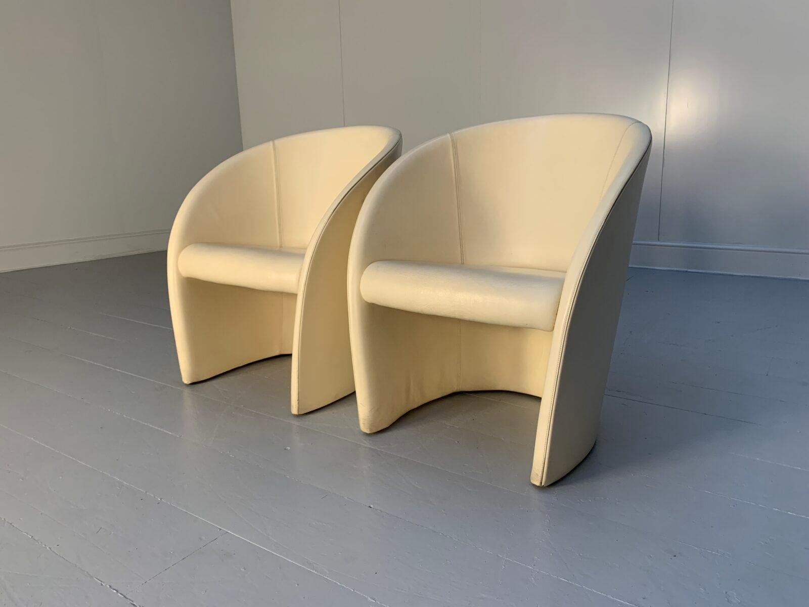 XXIe siècle et contemporain Paire de fauteuils Poltrona Frau 