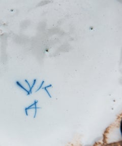 Pair of Polychrome Vases in Dutch Delftware